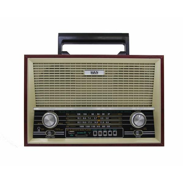 HAN MD-2000UR راديو كلاسيكي من هان مع بلوتوث وشحن ويو اس بي وذاكرة